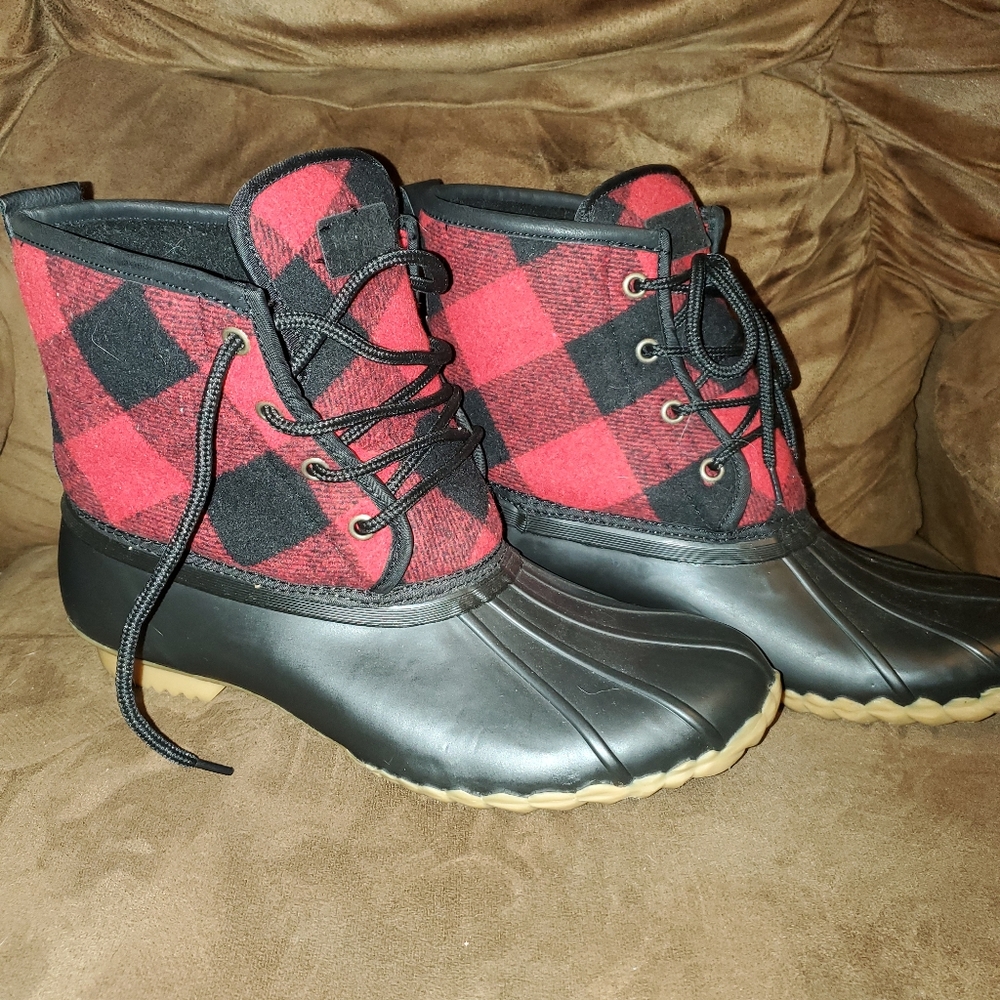 Western Chief Outdoor Plaid Boots